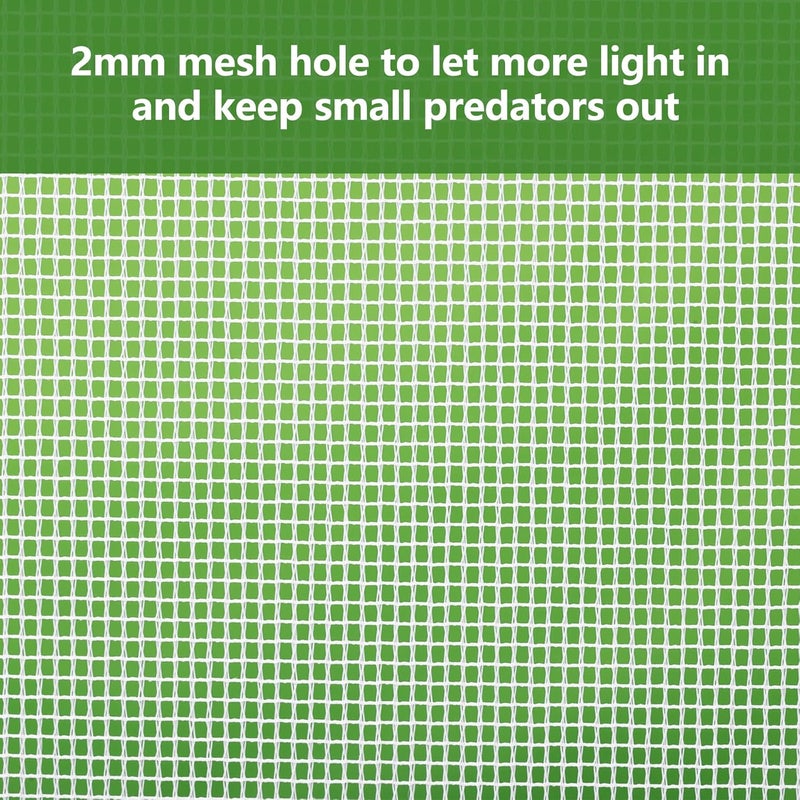 RESTCLOUD 23.6" Outdoor Mesh Plant Enclosure, Plant Cover for Pests, Bird and Pest Protection Guard for Fruit, Vegetables, Flowers and Herbs Pop-Up Cage 15.7 x 15.7 x 23.6 Inches - Image 3